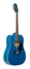 Акустическая гитара Stagg Dreadnought Acoustic Guitar - Blue - SA20D BLUE Акустическая гитара Stagg Dreadnought Acoustic Guitar - Blue - SA20D BLUE