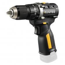 Дрель-шуруповерт ударная аккумуляторная RT-ID121 — компактный инструмент для сверления отверстий и работы с различным крепежом. Благодаря режиму с ударом инструмент справится даже с прочным бетоном или кирпичом и вкручиванием в него крупного крепежа , а в режиме сверления подойдет для работы с древесиной или плиткой. 20 ступеней крутящего момента и 2 скорости вращения позволяют подобрать оптимальный режим работы для различного материала. Дрель оснащена функцией реверса, которая позволяет воспользоваться не только теми сверлами, работа с которыми требует вращения патрона против часовой стрелки, но и является очень удобными инструментом для выкручивания болтов. Мы знаем, что для профессионалов время — деньги, поэтому инструмент комплектуется двумя высокоэффективными аккумуляторами. Одна батарея заряжается с 0 до 100% за 60 минут, что обеспечивает бесперебойную работу с инструментом. Оснащена информативным индикатором заряда, выдерживает до 1000 циклов заряда/разряда. АКБ универсальна для любого инструмента Runtec PRO с подходящим напряжением. Эргономичный корпус и прорезиненная рукоять с 3D текстурой обеспечивает удобный хват и не позволит выскользнуть инструменту даже при работе в перчатках. Мы сделали дрель-шуруповерт максимально легкой и компактной: вес с батареей всего 1.1 кг. Корпус дрели усилен дополнительными ребрами жесткости для увеличения прочности. Инструмент оснащен быстрозажимным патроном. Дрель-шуруповерт ударная аккумуляторная RT-ID121 — компактный инструмент для сверления отверстий и работы с различным крепежом. Благодаря режиму с ударом инструмент справится даже с прочным бетоном или кирпичом и вкручиванием в него крупного крепежа , а в режиме сверления подойдет для работы с древесиной или плиткой. 20 ступеней крутящего момента и 2 скорости вращения позволяют подобрать оптимальный режим работы для различного материала. Дрель оснащена функцией реверса, которая позволяет воспользоваться не только теми сверлами, работа с которыми требует вращения патрона против часовой стрелки, но и является очень удобными инструментом для выкручивания болтов. Мы знаем, что для профессионалов время — деньги, поэтому инструмент комплектуется двумя высокоэффективными аккумуляторами. Одна батарея заряжается с 0 до 100% за 60 минут, что обеспечивает бесперебойную работу с инструментом. Оснащена информативным индикатором заряда, выдерживает до 1000 циклов заряда/разряда. АКБ универсальна для любого инструмента Runtec PRO с подходящим напряжением. Эргономичный корпус и прорезиненная рукоять с 3D текстурой обеспечивает удобный хват и не позволит выскользнуть инструменту даже при работе в перчатках. Мы сделали дрель-шуруповерт максимально легкой и компактной: вес с батареей всего 1.1 кг. Корпус дрели усилен дополнительными ребрами жесткости для увеличения прочности. Инструмент оснащен быстрозажимным патроном.