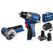 Высокотехнологичные шуруповерт и УШМ профессионального уровня с передовым BRUSHLESS двигателем. Универсальный набор компактного инструмента для монтажников с емкими батареями емкостью 4.0 Ач для широкого спектра работ Комплектация с двумя аккумуляторами позволяет работать практически без остановки.Применяется для сверления отверстий в различных материалах (при установке соответствующих сверл), закручивания/откручивания резьбовых соединений (при установке соответствующих бит),перемешивания ЛКМ (при установке соответствующих насадок). Высокотехнологичные шуруповерт и УШМ профессионального уровня с передовым BRUSHLESS двигателем. Универсальный набор компактного инструмента для монтажников с емкими батареями емкостью 4.0 Ач для широкого спектра работ Комплектация с двумя аккумуляторами позволяет работать практически без остановки.Применяется для сверления отверстий в различных материалах (при установке соответствующих сверл), закручивания/откручивания резьбовых соединений (при установке соответствующих бит),перемешивания ЛКМ (при установке соответствующих насадок).