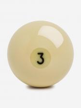 Шар бильярдный d=68 мм Русская Пирамида №03, Белый Шар бильярдный d=68 мм Русская Пирамида №03, Белый