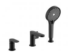 Смеситель на борт ванны BELZ B713 B66713-7 черный Смеситель на борт ванны BELZ B713 B66713-7 черный