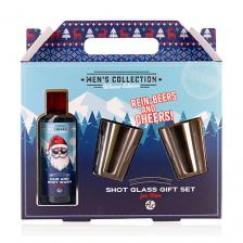 Набор средств для ванной и душа ACCENTRA Подарочный набор Men?s Collection Winter Edition: Гель для душа + 2 стопки Набор средств для ванной и душа ACCENTRA Подарочный набор Men?s Collection Winter Edition: Гель для душа + 2 стопки