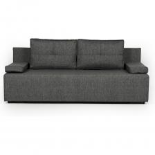 Элегантный диван Турин лайт от Диван24 станет украшением как классического интерьера, так и интерьера в стиле модерн. Его отличает лаконичный дизайн и эргономичность: плотный синтетический наполнитель хорошо держит форму и обеспечивает комфортный отдых, а съемные мягкие подлокотники и большие, оформленные строчкой подушки не только привлекательны, но и весьма удобны. С помощью механизма «еврокнижка» диван легко превращается в удобное спальное место: сиденье на колесиках легко выдвигается вперед, открывая отделения для постельных принадлежностей. Наполнитель - качественный ППУ способен держать форму неизменной и обладает умеренной мягкостью, благодаря чему на нем, как на кровати, можно спать каждую ночь, высыпаясь.Чтобы не захламлять пространство ненужными постоянно вещами снизу встроен ящик для белья. Обивка изделия выполнена из прочной темно-серой ткани рогожка, которая не протрется и не потускнеет даже после многолетнего использования. Размеры спального места 193х130 см. Максимальная статическая нагрузка на односпальное место 90 кг. Артикул товара: 70020024. Элегантный диван Турин лайт от Диван24 станет украшением как классического интерьера, так и интерьера в стиле модерн. Его отличает лаконичный дизайн и эргономичность: плотный синтетический наполнитель хорошо держит форму и обеспечивает комфортный отдых, а съемные мягкие подлокотники и большие, оформленные строчкой подушки не только привлекательны, но и весьма удобны. С помощью механизма «еврокнижка» диван легко превращается в удобное спальное место: сиденье на колесиках легко выдвигается вперед, открывая отделения для постельных принадлежностей. Наполнитель - качественный ППУ способен держать форму неизменной и обладает умеренной мягкостью, благодаря чему на нем, как на кровати, можно спать каждую ночь, высыпаясь.Чтобы не захламлять пространство ненужными постоянно вещами снизу встроен ящик для белья. Обивка изделия выполнена из прочной темно-серой ткани рогожка, которая не протрется и не потускнеет даже после многолетнего использования. Размеры спального места 193х130 см. Максимальная статическая нагрузка на односпальное место 90 кг. Артикул товара: 70020024.