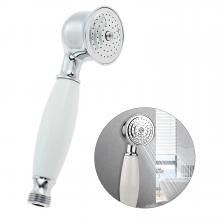 Латунная и Керамическая ручная круглая экономичная душевая лейка высокого давления в форме телефона, настенное крепление, оборудование для ванной и кухни Латунная и Керамическая ручная круглая экономичная душевая лейка высокого давления в форме телефона, настенное крепление, оборудование для ванной и кухни