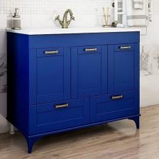 Тумба с раковиной напольная Sanflor Ванесса 105 синий Тумба с раковиной напольная Sanflor Ванесса 105 синий