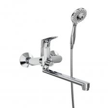 Смеситель для ванны Tokito Semboku хром однорычажный с длинным изливом с лейкой (TOK-SEM-1015) Смеситель для ванны Tokito Semboku хром однорычажный с длинным изливом с лейкой (TOK-SEM-1015)