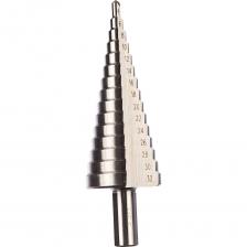 Ступенчатое сверло Сверло ступенчатое (4-32 мм; 15 ступеней; HSS; хвостовик 10 мм) Elitech 1820.049300 Ступенчатое сверло Сверло ступенчатое (4-32 мм; 15 ступеней; HSS; хвостовик 10 мм) Elitech 1820.049300