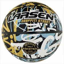 Мяч баскетбольный Larsen RB7 Graffiti Street Blue/Yellow Мяч баскетбольный Larsen RB7 Graffiti Street Blue/Yellow