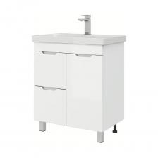 Напольная тумба для ванной комнаты Onika Айленд 70 сочетает в себе стильный минималистичный дизайн, белую глянцевую поверхность и высочайшее качество исполнения. В левой части тумбы расположено пространство за дверцей с доводчиком, под ним ящик с направляющими полного выдвижения, в правой части - откидная дверь с корзиной для белья. Ручки, изящно интегрированные в фасады, позволяют сделать эксплуатацию мебели более удобной и практичной. Корпус тумбы выполнен из ЛДСП, фасады ящиков - из ЛМДФ в пленке, устойчивых к механическим воздействиям, перепадам температур и высокой влажности. Ножки (2 декоративных и 2 пластиковых) идут в комплекте с тумбой. Размеры тумбы с учетом раковины и ножек: 710х450х830 мм. Напольная тумба для ванной комнаты Onika Айленд 70 сочетает в себе стильный минималистичный дизайн, белую глянцевую поверхность и высочайшее качество исполнения. В левой части тумбы расположено пространство за дверцей с доводчиком, под ним ящик с направляющими полного выдвижения, в правой части - откидная дверь с корзиной для белья. Ручки, изящно интегрированные в фасады, позволяют сделать эксплуатацию мебели более удобной и практичной. Корпус тумбы выполнен из ЛДСП, фасады ящиков - из ЛМДФ в пленке, устойчивых к механическим воздействиям, перепадам температур и высокой влажности. Ножки (2 декоративных и 2 пластиковых) идут в комплекте с тумбой. Размеры тумбы с учетом раковины и ножек: 710х450х830 мм.