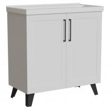 Коллекция «РИФ» - это стильное и практичное решение для вашей ванной комнаты, которое гармонично сочетает в себе современный и классический дизайн. Эта коллекция станет не только удобным местом для хранения, но и элегантным акцентом в интерьере ванной комнаты. Напольная тумба не только практична и удобна, но и служит настоящим украшением ванной комнаты. Корпус мебели выполнен из влагостойкого ЛДСП, а фасады — из долговечного МДФ с ПВХ-пленкой, обеспечивающей устойчивость к влаге и износу. Тумба «РИФ» доступна с двумя створками и внутренней функциональной полкой и оснащена системой плавного закрывания. Ширина модели - 80 см, комплектуется стильными черными ножками. Идет в комплекте с керамической раковиной FEST. Высота ножек: 120 мм Коллекция «РИФ» - это стильное и практичное решение для вашей ванной комнаты, которое гармонично сочетает в себе современный и классический дизайн. Эта коллекция станет не только удобным местом для хранения, но и элегантным акцентом в интерьере ванной комнаты. Напольная тумба не только практична и удобна, но и служит настоящим украшением ванной комнаты. Корпус мебели выполнен из влагостойкого ЛДСП, а фасады — из долговечного МДФ с ПВХ-пленкой, обеспечивающей устойчивость к влаге и износу. Тумба «РИФ» доступна с двумя створками и внутренней функциональной полкой и оснащена системой плавного закрывания. Ширина модели - 80 см, комплектуется стильными черными ножками. Идет в комплекте с керамической раковиной FEST. Высота ножек: 120 мм