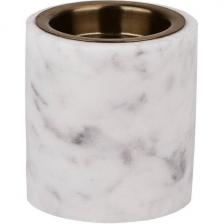 Подсвечник Eglo Rouyin 422031 B85, D60, мрамор, белый, золотой Подсвечник Eglo Rouyin 422031 B85, D60, мрамор, белый, золотой