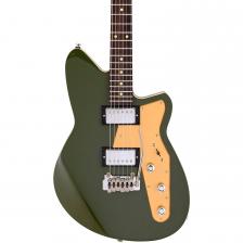 Электрогитара Reverend Jetstream HB с накладкой из палисандра, армейский зеленый цвет Электрогитара Reverend Jetstream HB с накладкой из палисандра, армейский зеленый цвет