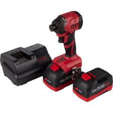 Инструмент оснащен бесщеточным двигателем и имеет соответствующую маркировку BRUSHLESS MOTOR, которая означает электронную коммутацию управления двигателем, а скоростью вращения двигателя управляют датчики Холла и контроллер. Преимуществом бесщеточных двигателей являются искробезопасность, повышенный КПД (до 50%) и, как следствие, увеличенный рабочий ресурс. Режим LOOSE STOP – это кратковременный пуск в режиме реверса. При нажатии на пусковую кнопку, срабатывает ротор двигателя гайковерта в сторону откручивания, что очень удобно при демонтаже заранее ослабленного множества крепежных соединений. Активируется нажатием кнопки SCENES, расположенной на платформе крепления аккумулятора (красный диод в положении А). НАЗНАЧЕНИЕ. Работа с резьбовым крепежом в автосервисе, в шиномонтажных мастерских, на сборочных участках и производстве. Инструмент позволяет не только сэкономить время и силы, но и значительно повышает долговечность элементов резьбовых соединений. ОБЛАСТЬ ПРИМЕНЕНИЯ. Станции технического обслуживания (СТО), автосервисы, автомастерские, промышленность, производство, строительство, бытовое применение. Инструмент оснащен бесщеточным двигателем и имеет соответствующую маркировку BRUSHLESS MOTOR, которая означает электронную коммутацию управления двигателем, а скоростью вращения двигателя управляют датчики Холла и контроллер. Преимуществом бесщеточных двигателей являются искробезопасность, повышенный КПД (до 50%) и, как следствие, увеличенный рабочий ресурс. Режим LOOSE STOP – это кратковременный пуск в режиме реверса. При нажатии на пусковую кнопку, срабатывает ротор двигателя гайковерта в сторону откручивания, что очень удобно при демонтаже заранее ослабленного множества крепежных соединений. Активируется нажатием кнопки SCENES, расположенной на платформе крепления аккумулятора (красный диод в положении А). НАЗНАЧЕНИЕ. Работа с резьбовым крепежом в автосервисе, в шиномонтажных мастерских, на сборочных участках и производстве. Инструмент позволяет не только сэкономить время и силы, но и значительно повышает долговечность элементов резьбовых соединений. ОБЛАСТЬ ПРИМЕНЕНИЯ. Станции технического обслуживания (СТО), автосервисы, автомастерские, промышленность, производство, строительство, бытовое применение.