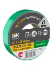 IEK MIXTAPE 7 Изолента 0,15х19мм зеленая 25м EX-IZ10-C15-19-25-K06 1 шт IEK MIXTAPE 7 Изолента 0,15х19мм зеленая 25м EX-IZ10-C15-19-25-K06 1 шт