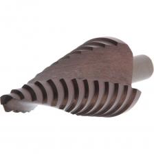 Сверло ступенчатое с трехгранным хвостовиком марки "ТУНДРА" предназначено для работ с дрелью. Сверло применяется для сверления и рассверливания отверстий разного диаметра в таких материалах, как: цветной металл, листовая сталь и твердый пластик. Изготовлено из углеродистой стали 45. Сверло ступенчатое с трехгранным хвостовиком марки "ТУНДРА" предназначено для работ с дрелью. Сверло применяется для сверления и рассверливания отверстий разного диаметра в таких материалах, как: цветной металл, листовая сталь и твердый пластик. Изготовлено из углеродистой стали 45.