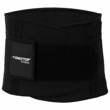 УЦЕНКА Пояс на талию ONLYTOP fitness, размер S-M, для похудения, чёрный УЦЕНКА Пояс на талию ONLYTOP fitness, размер S-M, для похудения, чёрный
