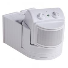 Датчик движения настенный ДДС 04, 180°, 1200 Вт, 3-2000 Лк, 12 м, 10-420 сек. IP44 REXANT, цена за 1 шт Датчик движения настенный ДДС 04, 180°, 1200 Вт, 3-2000 Лк, 12 м, 10-420 сек. IP44 REXANT, цена за 1 шт