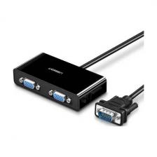 Сплиттер Ugreen 20918 1*2 VGA splitter, черный Сплиттер Ugreen 20918 1*2 VGA splitter, черный