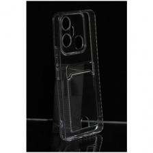 Чехол для карты на Infinix Smart 6 Plus / инфиникс смарт 6+ прозрачный Чехол для карты на Infinix Smart 6 Plus / инфиникс смарт 6+ прозрачный