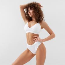 Комплект нижнего белья женский (топ, трусы) Collorista, белый, размер 46-48 Комплект нижнего белья женский (топ, трусы) Collorista, белый, размер 46-48