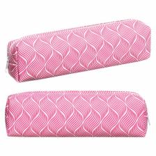Пенал школьный на молнии «Волны» Calligrata, розовый Пенал школьный на молнии «Волны» Calligrata, розовый