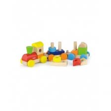 Конструктор"Поезд"(14 дет.+3 платформы на колесах)в коробке VIGA VG51610 Конструктор"Поезд"(14 дет.+3 платформы на колесах)в коробке VIGA VG51610