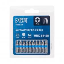 Бита магнитная для шуруповерта Expert PH1х25 мм, 10 шт STARTUL SE8501-25 Бита магнитная для шуруповерта Expert PH1х25 мм, 10 шт STARTUL SE8501-25