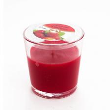 Свеча декоративная HOME INTERIORS Свеча в стакане аромат "Клубника" Свеча декоративная HOME INTERIORS Свеча в стакане аромат "Клубника"