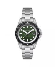 Мужские часы Croft Pioneer Automatic с браслетом из цельной нержавеющей стали, 42 мм Spinnaker Мужские часы Croft Pioneer Automatic с браслетом из цельной нержавеющей стали, 42 мм Spinnaker