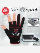 Перчатки Sprut Neoprene Spinning Gloves, Красный Перчатки Sprut Neoprene Spinning Gloves, Красный