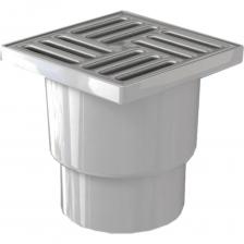 Нерегулируемый трап АНИ Пласт вертикальный выпуск, гидрозатвор, Дн110, пластиковая решетка, 150х150 мм TA1210 004-0216 Нерегулируемый трап АНИ Пласт вертикальный выпуск, гидрозатвор, Дн110, пластиковая решетка, 150х150 мм TA1210 004-0216