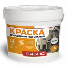 Краска фасадная латексная «Базис», цвет белый, 7 кг Краска фасадная латексная «Базис», цвет белый, 7 кг