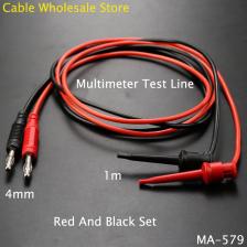 1 шт., 1 м, ультрамягкий силиконовый испытательный провод, 4 мм, штекер типа «банан», тестовый крючок, силиконовый кабельный разъем, универсальный измерительный провод, игла 1 шт., 1 м, ультрамягкий силиконовый испытательный провод, 4 мм, штекер типа «банан», тестовый крючок, силиконовый кабельный разъем, универсальный измерительный провод, игла