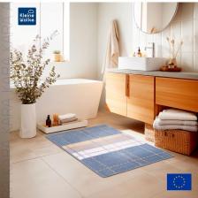 Коврик для ванной комнаты Kleine Wolke Kara 70x120см, светло-серый Коврик для ванной комнаты Kleine Wolke Kara 70x120см, светло-серый