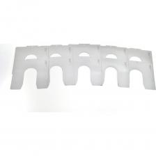 Набор центровочных пластин предназначен в качестве калибровочных подкладочных пластин в процессе центровки валов агрегатов при проведении монтажных и ремонтно-наладочных работ для всех размеров механизмов. Каждая толщина в количестве по 10 пластин.Центровочные пластины изготовлены из нержавеющего листа или ленты AISI-304, AISI-301, AISI 430, 08Х18Н10, 12Х18НТ10Т. Предел прочности 510 МПа, предел текучести 196 МПа; твердость НВ = 170 Мпа. Пластины могут иметь следы дроби и незначительные царапины.Пластины толщиной до 0,3 мм могут иметь изогнутый вид т.к. изготовлены из рулонного нержавеющего металла, что не влияет на качество продукции при эксплуатации.Центровочные пластины имеют высокую устойчивость к коррозии (в процессе эксплуатации допускается промывать водой) и могут использоваться при относительной влажности до 100%. Могут применяться при высоких и низких температурах от минус 100°С до плюс 100°С (в таких условиях целесообразно использовать ручной микрометр МКЦ-25 0.001, толщиномер ТР-10 0.001 или аналог для контроля фактической толщины пластины).Каждая пластина имеют маркировку размера пластины, размера паза и толщины пластины, кроме толщины 0,05мм.Набор поставляется в деревянном ящике для удобства хранения и транспортировки. Изготавливаются по собственному "ТУ 25.99.29-001-40677669-2022 пластины центровочные".Внимание! Иллюстративное фото! Параметры товара представлены в таблице технических характеристик. Набор центровочных пластин предназначен в качестве калибровочных подкладочных пластин в процессе центровки валов агрегатов при проведении монтажных и ремонтно-наладочных работ для всех размеров механизмов. Каждая толщина в количестве по 10 пластин.Центровочные пластины изготовлены из нержавеющего листа или ленты AISI-304, AISI-301, AISI 430, 08Х18Н10, 12Х18НТ10Т. Предел прочности 510 МПа, предел текучести 196 МПа; твердость НВ = 170 Мпа. Пластины могут иметь следы дроби и незначительные царапины.Пластины толщиной до 0,3 мм могут иметь изогнутый вид т.к. изготовлены из рулонного нержавеющего металла, что не влияет на качество продукции при эксплуатации.Центровочные пластины имеют высокую устойчивость к коррозии (в процессе эксплуатации допускается промывать водой) и могут использоваться при относительной влажности до 100%. Могут применяться при высоких и низких температурах от минус 100°С до плюс 100°С (в таких условиях целесообразно использовать ручной микрометр МКЦ-25 0.001, толщиномер ТР-10 0.001 или аналог для контроля фактической толщины пластины).Каждая пластина имеют маркировку размера пластины, размера паза и толщины пластины, кроме толщины 0,05мм.Набор поставляется в деревянном ящике для удобства хранения и транспортировки. Изготавливаются по собственному "ТУ 25.99.29-001-40677669-2022 пластины центровочные".Внимание! Иллюстративное фото! Параметры товара представлены в таблице технических характеристик.