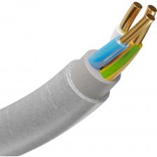 Кабель силовой с пластмассовой изоляцией на напряжение 0,66 кВ круглой формы. Кабель соответствуют требованиям ГОСТ 31996-2012. Кабель имеет 3 медные однопроволочные жилы сечением 2,5 мм2. Кабель NUM ELITRON применяется для прокладки в сухих и влажных жилых и общественных зданиях, в открытом виде, поверх штукатурки (в ней и под ней), внутри и вне кирпичных и бетонных стен, за исключением прямой заделки в сырой бетон. Для прокладки на открытом воздухе может применяться только в трубах и кабель-каналах. С его помощью выполняют коммутацию осветительного оборудования, электрических розеток, выключателей и других изделий. Конструкция и характеристики кабеля NUM ELITRON соответствуют категории ГОСТ+, что даёт 100% гарантию максимального качества. Бухта 20 метров. Кабель силовой с пластмассовой изоляцией на напряжение 0,66 кВ круглой формы. Кабель соответствуют требованиям ГОСТ 31996-2012. Кабель имеет 3 медные однопроволочные жилы сечением 2,5 мм2. Кабель NUM ELITRON применяется для прокладки в сухих и влажных жилых и общественных зданиях, в открытом виде, поверх штукатурки (в ней и под ней), внутри и вне кирпичных и бетонных стен, за исключением прямой заделки в сырой бетон. Для прокладки на открытом воздухе может применяться только в трубах и кабель-каналах. С его помощью выполняют коммутацию осветительного оборудования, электрических розеток, выключателей и других изделий. Конструкция и характеристики кабеля NUM ELITRON соответствуют категории ГОСТ+, что даёт 100% гарантию максимального качества. Бухта 20 метров.