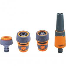 Набор БЕЛАМОС 5814F представляет собой удобное решение для организации полива. Он предназначен для установки на шланг и оснащен поливочным наконечником, что обеспечивает эффективное распределение воды. Быстросъемный тип соединителя позволяет легко и быстро подключать и отключать шланг, что значительно упрощает процесс эксплуатации. Набор совместим с диаметром шланга 1/2 дюйма, а также поддерживает соединение штуцера с источником воды размером 1/2 и 3/4 дюйма. Это делает его универсальным решением для различных систем полива. Коннектор, входящий в комплект, обеспечивает надежное соединение, предотвращая утечки и обеспечивая стабильную работу системы. Набор БЕЛАМОС 5814F представляет собой удобное решение для организации полива. Он предназначен для установки на шланг и оснащен поливочным наконечником, что обеспечивает эффективное распределение воды. Быстросъемный тип соединителя позволяет легко и быстро подключать и отключать шланг, что значительно упрощает процесс эксплуатации. Набор совместим с диаметром шланга 1/2 дюйма, а также поддерживает соединение штуцера с источником воды размером 1/2 и 3/4 дюйма. Это делает его универсальным решением для различных систем полива. Коннектор, входящий в комплект, обеспечивает надежное соединение, предотвращая утечки и обеспечивая стабильную работу системы.