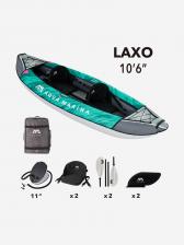 Надувной каяк Aqua Marina Laxo 320, 10'6" 320*90 см, Двухместный, Зеленый Надувной каяк Aqua Marina Laxo 320, 10'6" 320*90 см, Двухместный, Зеленый