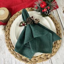 12 красных хлопковых столовых салфеток 30x45 см 12 красных хлопковых столовых салфеток 30x45 см