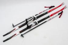 Лыжи Комплект STC 158 STEP Tiger red/black c универс. креплением quot;Цикл quot; с палками 110 см 36966 Лыжи Комплект STC 158 STEP Tiger red/black c универс. креплением quot;Цикл quot; с палками 110 см 36966