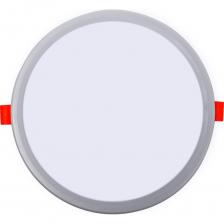 Встраиваемая светодиодная панель предназначена для внутреннего освещения помещений.Используется в качестве основного источника света на кухне, в гостиной, спальне, а также в офисных зданиях, торговых комплексах, конференц-залах, спортзалах и кафе.Подходит для всех типов потолков (подвесных, натяжных, гипсокартонных и т. д.). LED-панель допустимо встраивать в потолок и стены.Изделие имеет круглую форму корпуса. Корпус выполнен из алюминия, рамка – из пластика, рассеиватель – из поликарбоната и стекла. Цветовая температура 6500 К повышает концентрацию, настраивает на рабочий лад, поэтому мы рекомендуем использование холодного цвета свечения в местах, требующих повышенной работоспособности, внимания и точности.Данная модель оснащена "лапками" (крепежными скобами), обеспечивающими регулировку под посадочное отверстие размером ? 50-135 мм. Встроенный драйвер имеет высоту 15 мм.Панель по способу монтажа является встраиваемой, а благодаря малой высоте драйвера позволит сделать пространство за потолком минимальным и подарит больший объем помещения. Работает от сети 230 В. Встраиваемая светодиодная панель предназначена для внутреннего освещения помещений.Используется в качестве основного источника света на кухне, в гостиной, спальне, а также в офисных зданиях, торговых комплексах, конференц-залах, спортзалах и кафе.Подходит для всех типов потолков (подвесных, натяжных, гипсокартонных и т. д.). LED-панель допустимо встраивать в потолок и стены.Изделие имеет круглую форму корпуса. Корпус выполнен из алюминия, рамка – из пластика, рассеиватель – из поликарбоната и стекла. Цветовая температура 6500 К повышает концентрацию, настраивает на рабочий лад, поэтому мы рекомендуем использование холодного цвета свечения в местах, требующих повышенной работоспособности, внимания и точности.Данная модель оснащена "лапками" (крепежными скобами), обеспечивающими регулировку под посадочное отверстие размером ? 50-135 мм. Встроенный драйвер имеет высоту 15 мм.Панель по способу монтажа является встраиваемой, а благодаря малой высоте драйвера позволит сделать пространство за потолком минимальным и подарит больший объем помещения. Работает от сети 230 В.