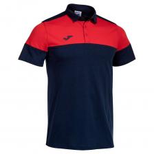 Поло с коротким рукавом Joma Crew V, красный Поло с коротким рукавом Joma Crew V, красный