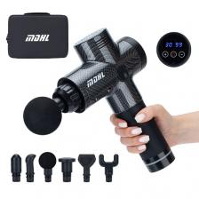 Массажер для тела MDHL Перкуссионный массажер - пистолет ударный электрический 6 насадок Массажер для тела MDHL Перкуссионный массажер - пистолет ударный электрический 6 насадок