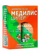 Концентрат «Медилис Ципер» для борьбы с насекомыми и клещами, 2x50 мл Концентрат «Медилис Ципер» для борьбы с насекомыми и клещами, 2x50 мл