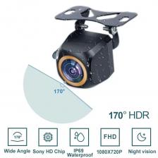 Передняя камера AHD 1920x1080P Автомобильная камера заднего вида 200 ° Золотая линза «рыбий глаз» Full HD с ночным видением, задняя часть автомобиля, реверс автомобиля Передняя камера AHD 1920x1080P Автомобильная камера заднего вида 200 ° Золотая линза «рыбий глаз» Full HD с ночным видением, задняя часть автомобиля, реверс автомобиля
