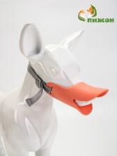 Намордник силиконовый фиксирующий, размер M (ОМ 15 см, ОШ 18-30 см), розовый Намордник силиконовый фиксирующий, размер M (ОМ 15 см, ОШ 18-30 см), розовый