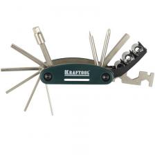 Многофункциональный инструмент Набор для обслуживания велосипеда Kraftool EXPERT 26182-H16 Многофункциональный инструмент Набор для обслуживания велосипеда Kraftool EXPERT 26182-H16