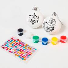 Набор для творчества «Новогодние шары» Холодное сердце, 2 шт., пакет Набор для творчества «Новогодние шары» Холодное сердце, 2 шт., пакет