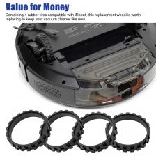 4 шт. обод шины робота вакуумные шины для колес серии 5/6/7/8/9/I7 S9 + противоскользящие детали для пылесоса аксессуары для электроинструментов 4 шт. обод шины робота вакуумные шины для колес серии 5/6/7/8/9/I7 S9 + противоскользящие детали для пылесоса аксессуары для электроинструментов