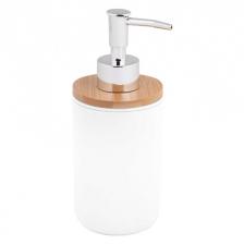 дозатор для жидкого мыла Бамбук пластик белый дозатор для жидкого мыла Бамбук пластик белый